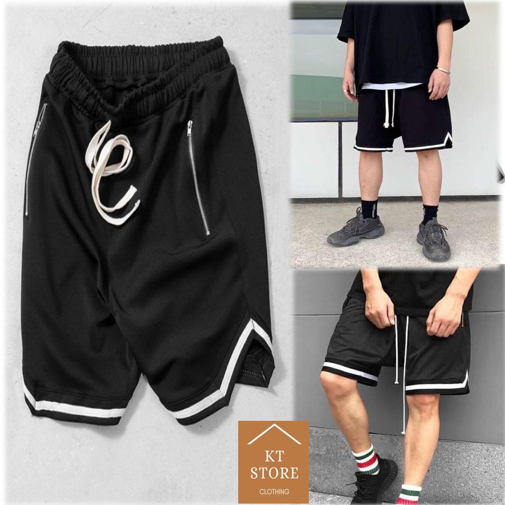 &lt;FREE SHIP&gt; Quần short unisex chất poly co giãn 1v (Hình Thật)