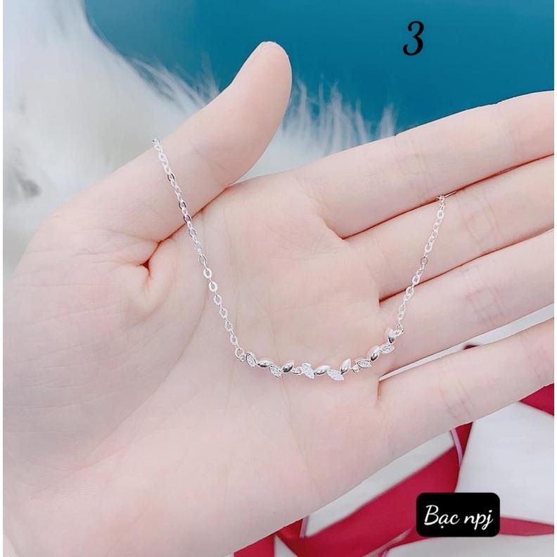 Lắc chân nữ, Mẫu lắc chân Bạc Ta ️ SIÊU HOT ️ cho nữ - Bạc Npj