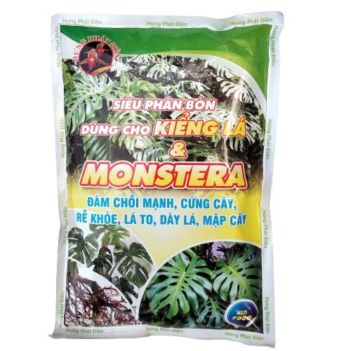 Phân Bón Hữu Cơ Kiểng Lá, Chuyên Dụng Cho Cây Trong Nhà, Monstera, Kiểng Lá. Gói 700gr Đâm Chồi Mạnh, Cứng Cây