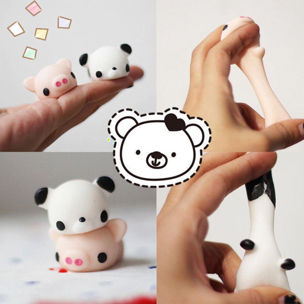 Bộ 10 đồ chơi bóp nén cầm tay hình động vật đáng yêu giúp giải tỏa căng thẳng