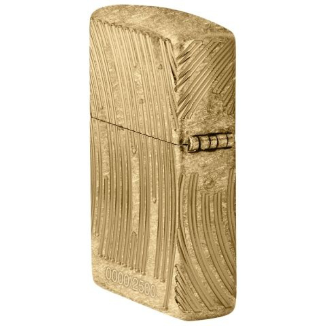 Bật Lửa Zippo 2026 Collectible of the Year - Phiên Bản Sưu Tầm Toàn Cầu với Vỏ Armor Tumbled Brass