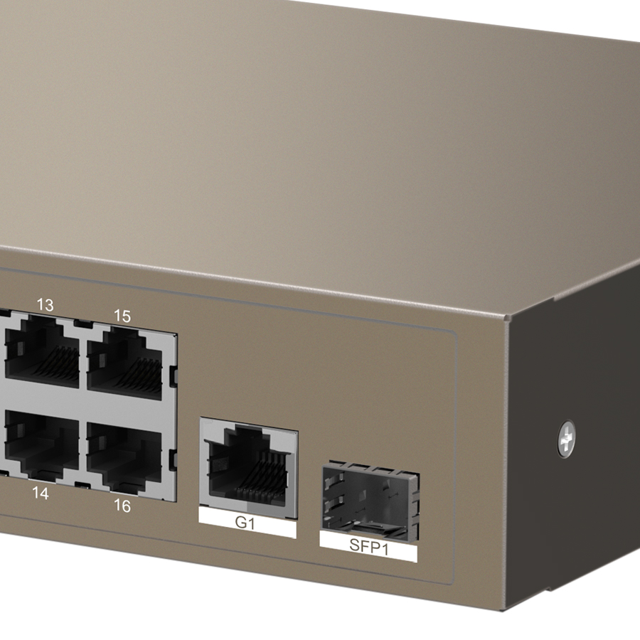 PoE Switch Tenda TEF1118P - Hàng Chính Hãng