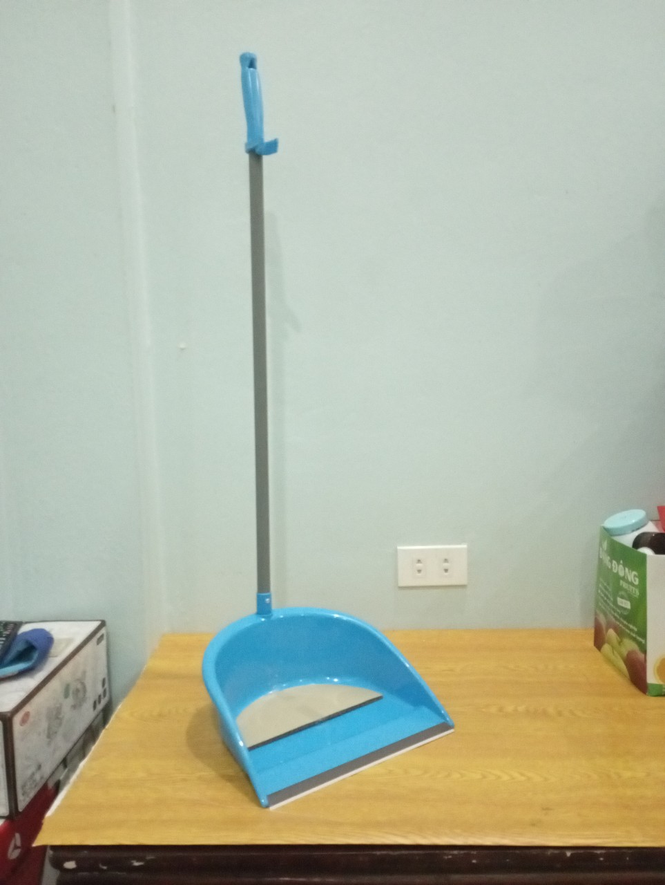 Bộ chổi quét nhà kèm hót rác, chổi cước nhựa , chổi nhựa quét sàn ướt , sàn khô - Thái Lan
