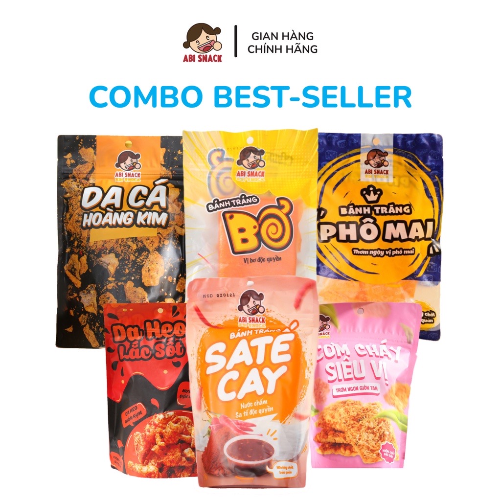 Hình ảnh BEST SELLER - BÁNH TRÁNG ABI SNACK