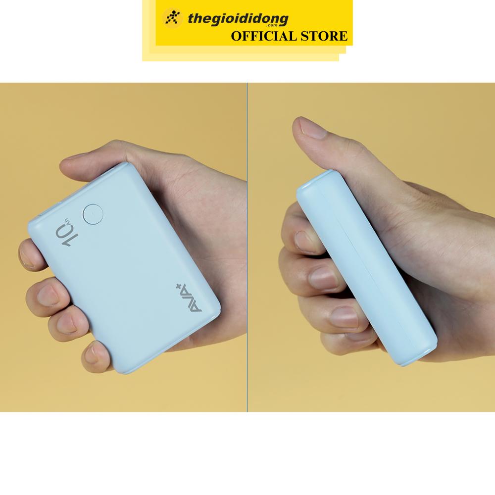 Pin sạc dự phòng Polymer 10000mAh Type C 15W AVA+ JP399 - Hàng Chính Hãng