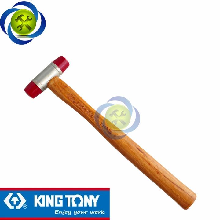 Búa nhựa cán gỗ Kingtony 7842-22 dài 255mm nặng 110gram