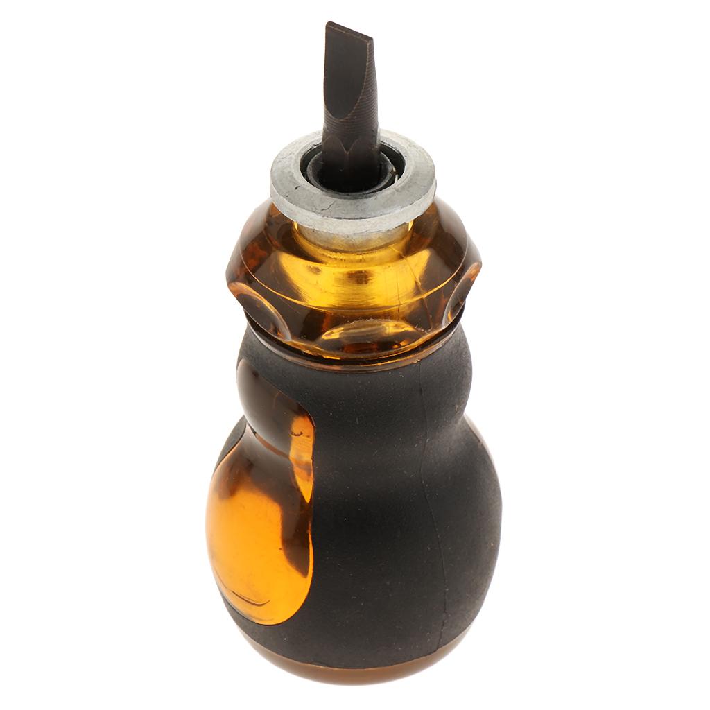 Steel Radish Head Fork Type Stretched Screwdriver Spanner Head Screwdriver Magnetic Tip Easy to Replace the Cutter Head, Durable