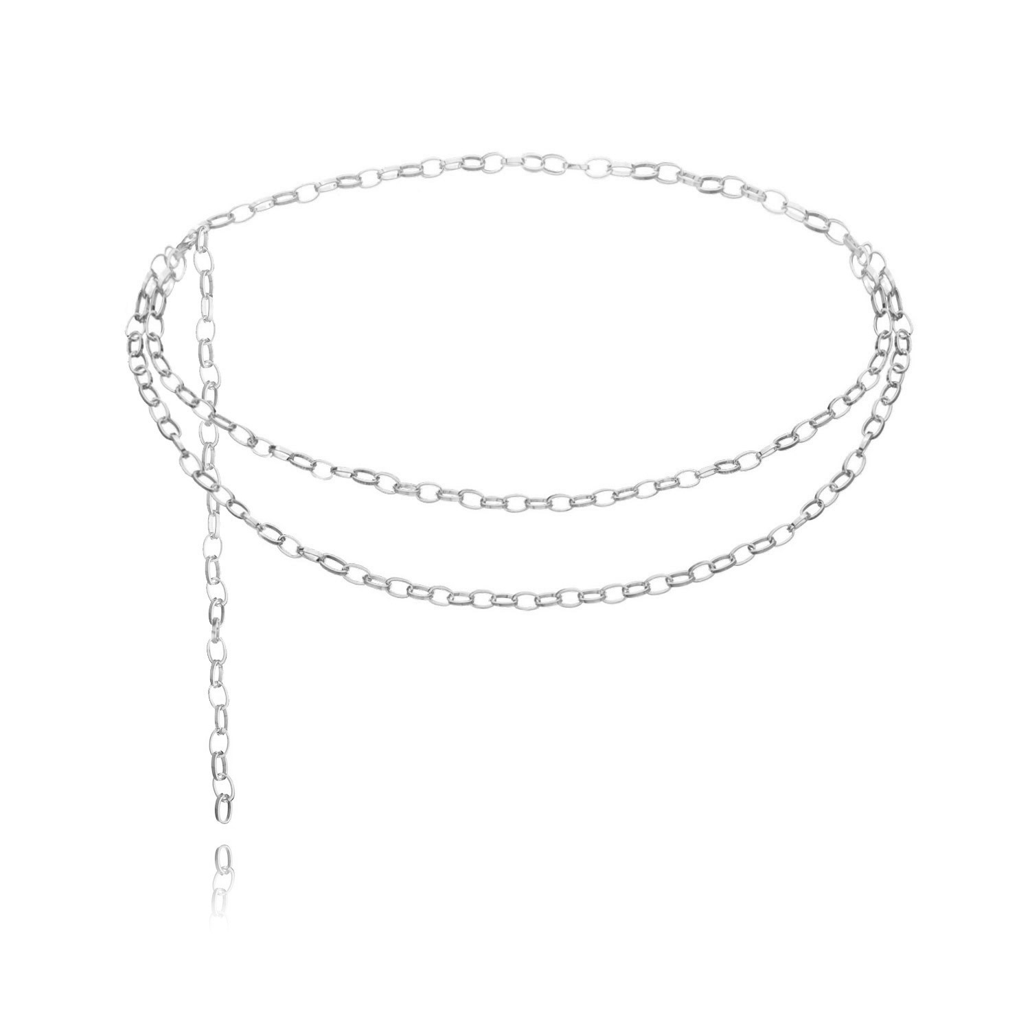 Belt chain thắt lưng xích bản nhỏ sành điệu tôn dáng