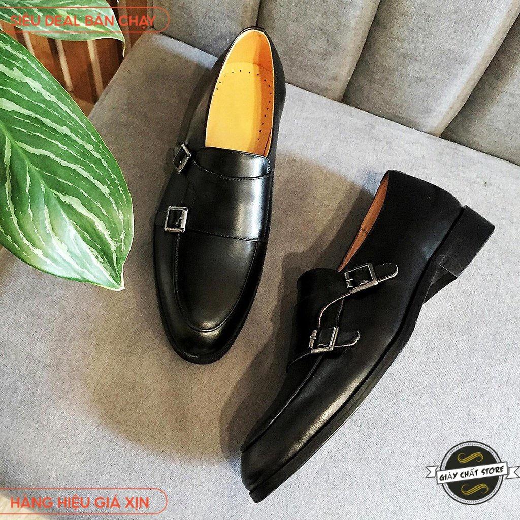 Giày Lười 2 Khóa Nam Da Pu M600 Trẻ Trung Cao Cấp