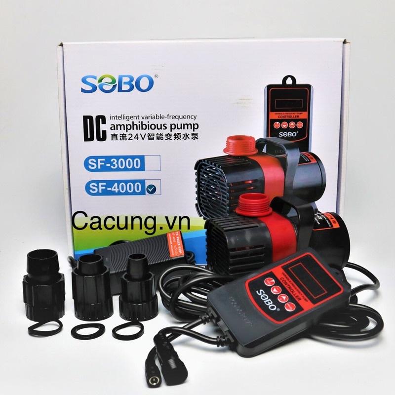 Máy bơm Sobo SF-4000 chống giật kèm bảng điện tử điều chỉnh công suất cho hồ cá cảnh