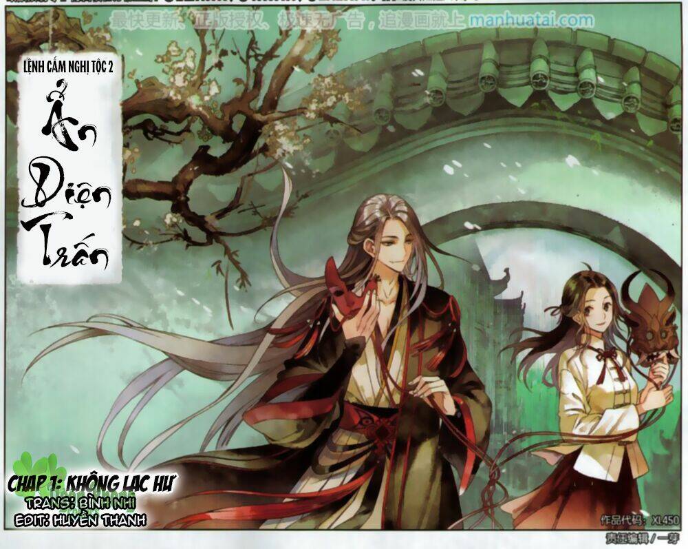 lệnh cấm nghị tộc 2 ẩn diện trấn chapter 1 2