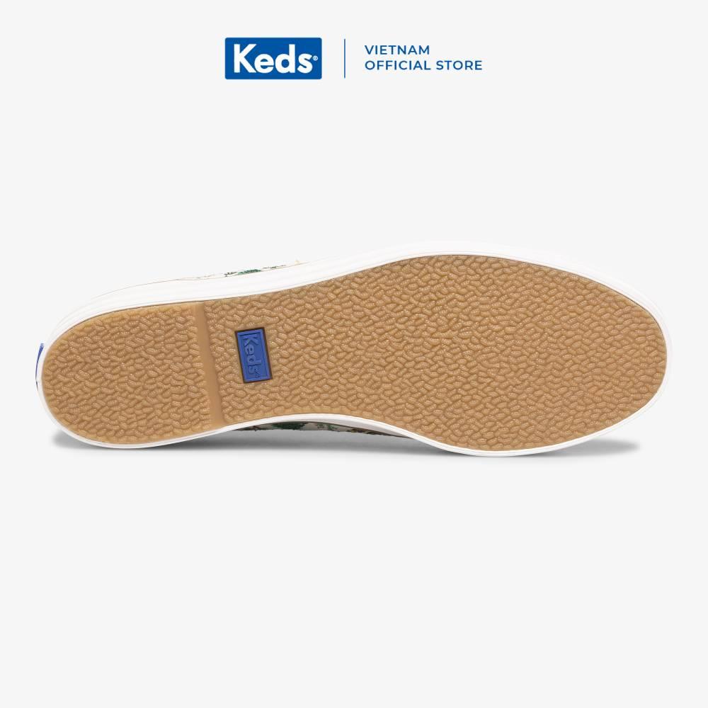 Giày Thể Thao Keds Nữ- Keds x Rifle Paper Co. Triple Kick Menagerie Embroidered- KD065560WF