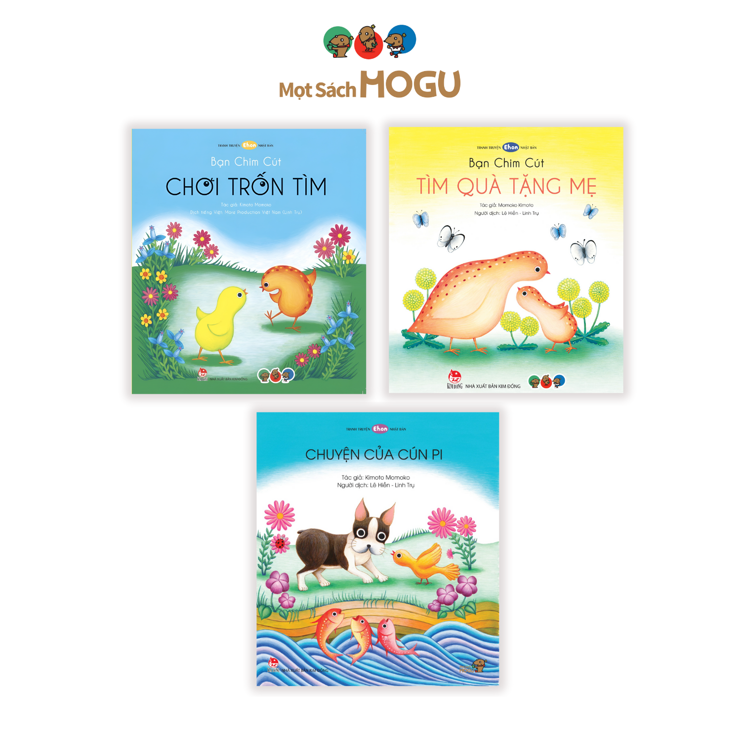 Sách Cho Bé - Bộ 3 Cuốn Yêu Thương Gia Đình Cho Bé 1 - 3 Tuổi Truyện Tranh Ehon Nhật Bản