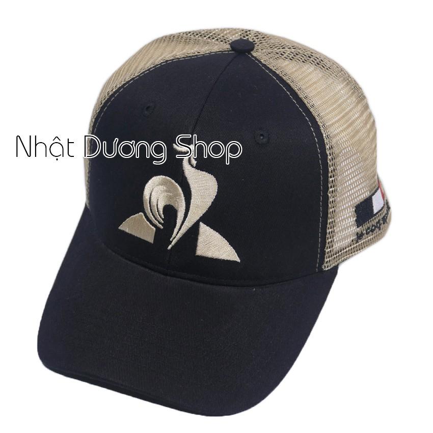 Nón kết lưới thêu hình con gà cao cấp, khóa nhựa xịn