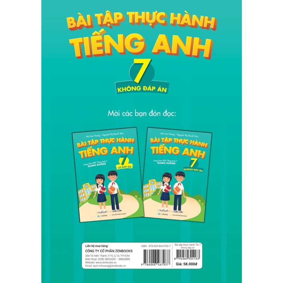 Bài Tập Thực Hành Tiếng Anh 7 - Dùng Kèm SGK Tiếng Anh 7 GLOBAL SUCCESS