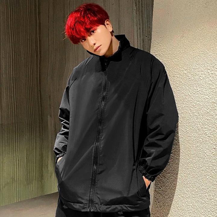 Áo Khoác Dù Local Brand VOGUE Jacket Mero 2 lớp dày form rộng Unisex cổ bẻ