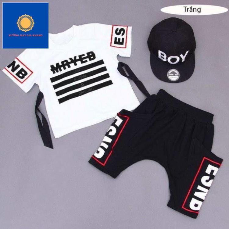 Đồ bộ quần áo thun bé trai, bé gái, kiểu HipHop - Xưởng may - Gia Khang