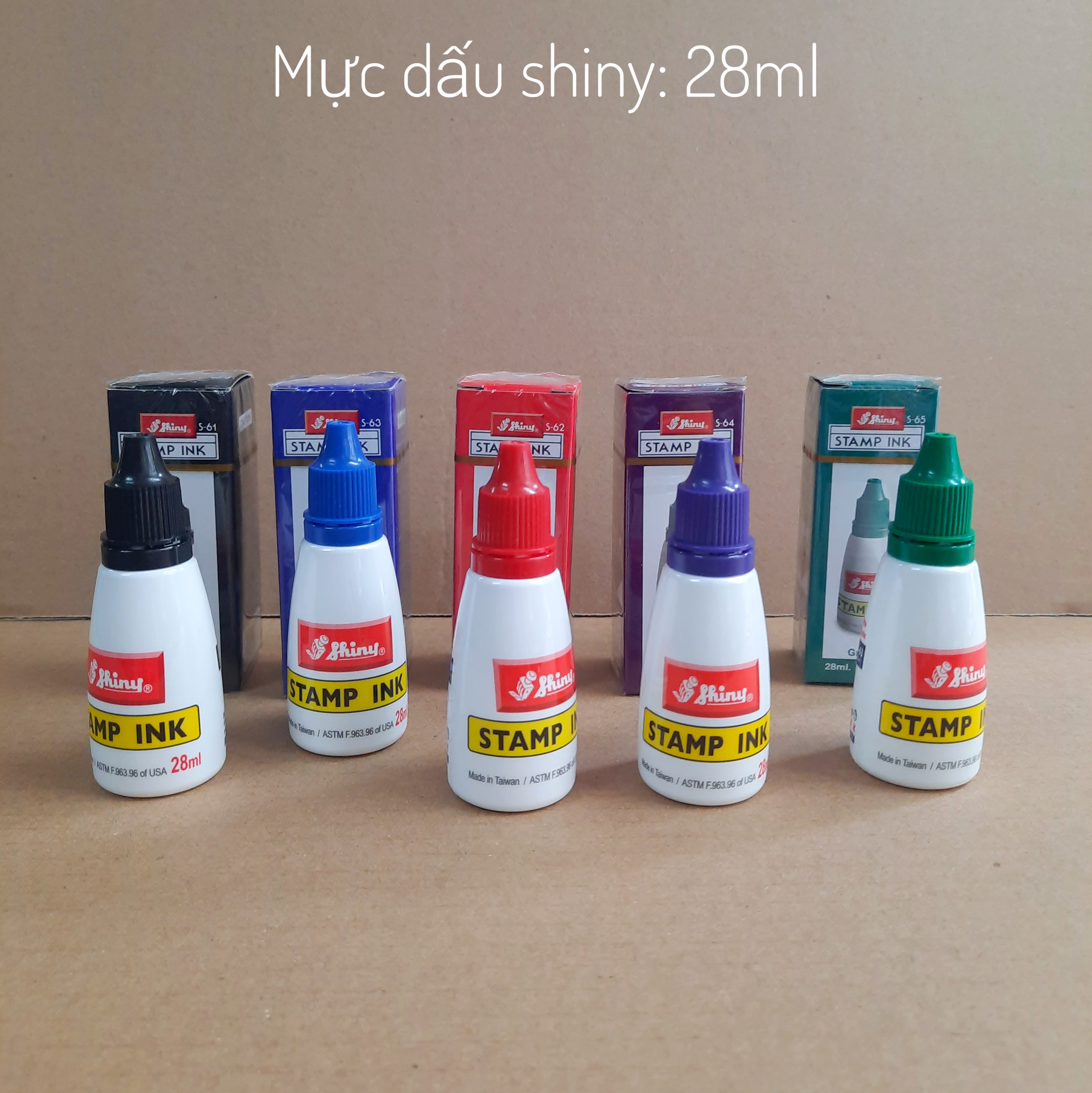 Mực dấu shiny lọ 28ml