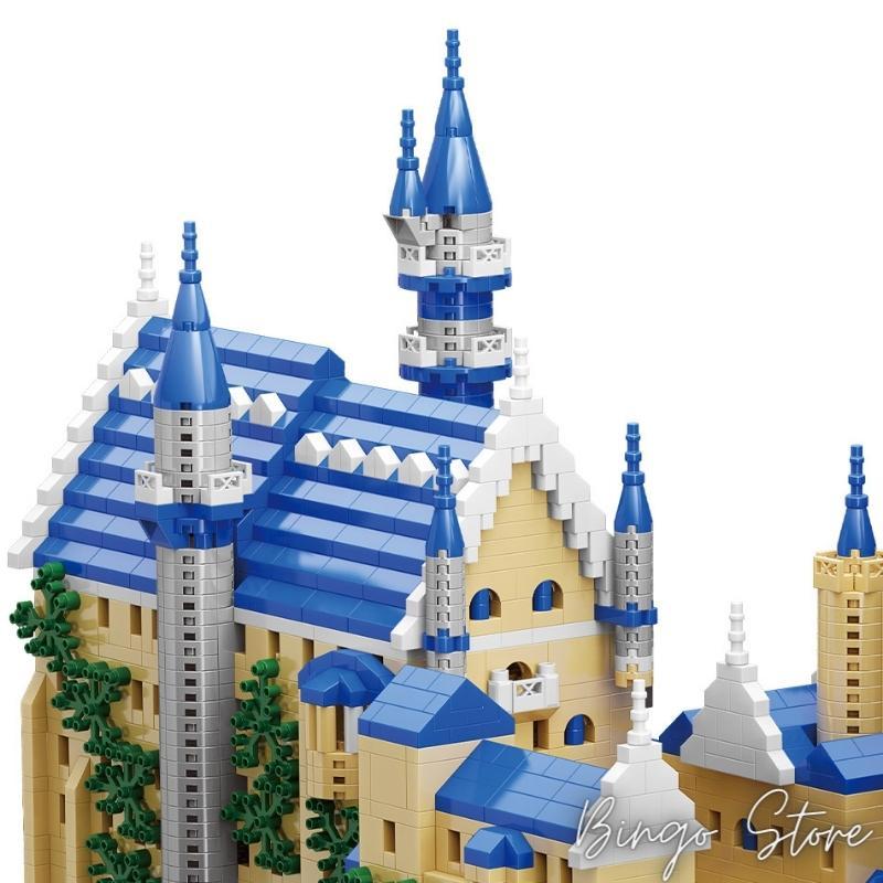 MÔ HÌNH LẮP RÁP LÂU ĐÀI NEW SCHWANSTEIN 3923 CHI TIẾT