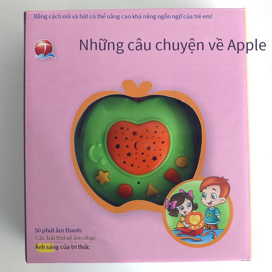 Máy kể chuyện giáo dục sớm cho trẻ kiểu dáng mới nhất English Arwen Máy kể chuyện Apple máy chiếu giáo dục sớm 3 màu hỗn hợp