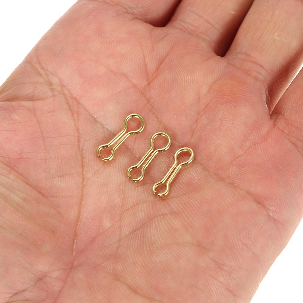 Bộ 200 cái mắt dây đồng thau cần câu cá