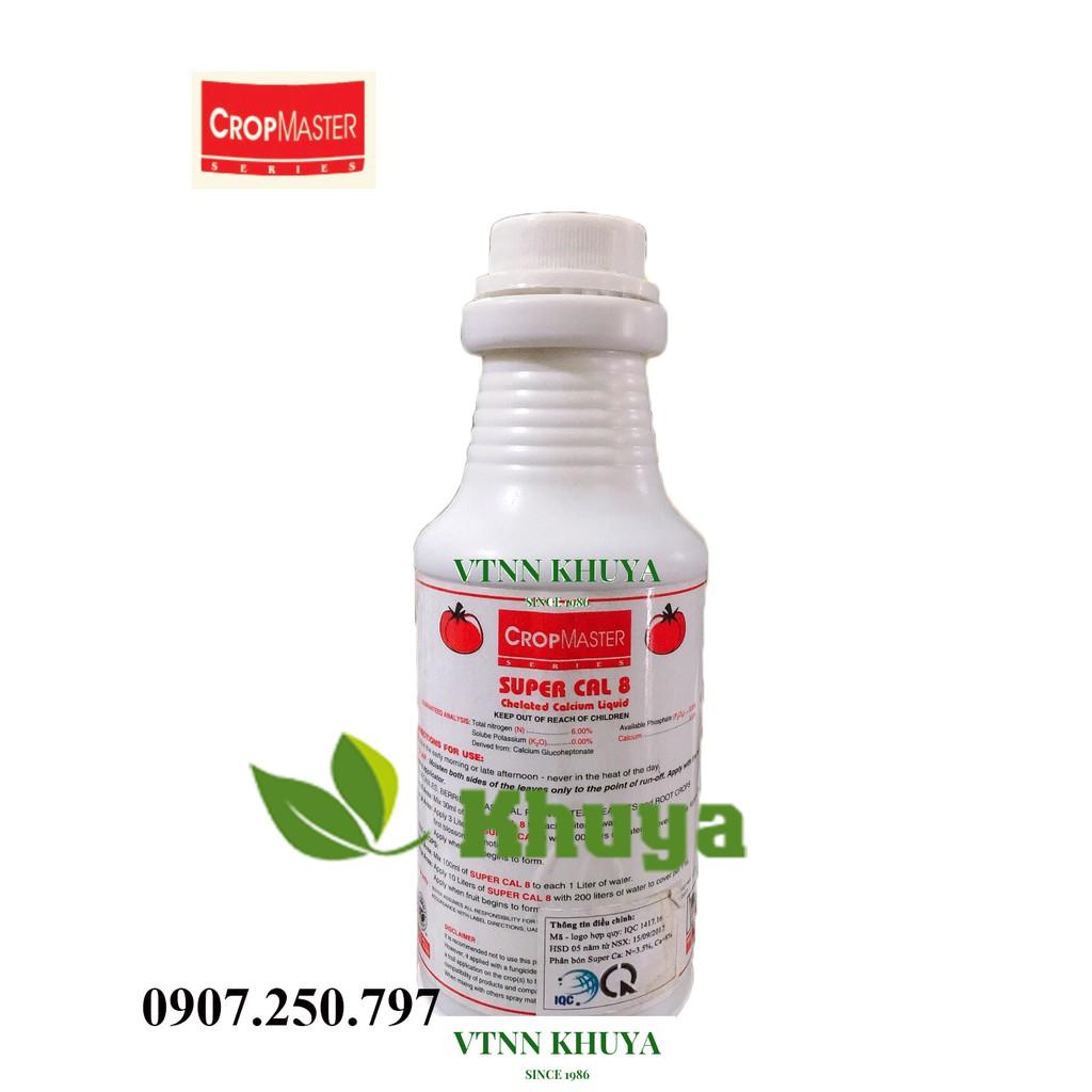 Phân bón Super Cal 8 chai 250ml Khử Độc - Hạ Phèn - Chống Nứt Trái