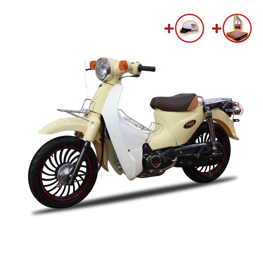 Xe máy CUB 81 TAYA MINION LUXURY - 50CC - kem