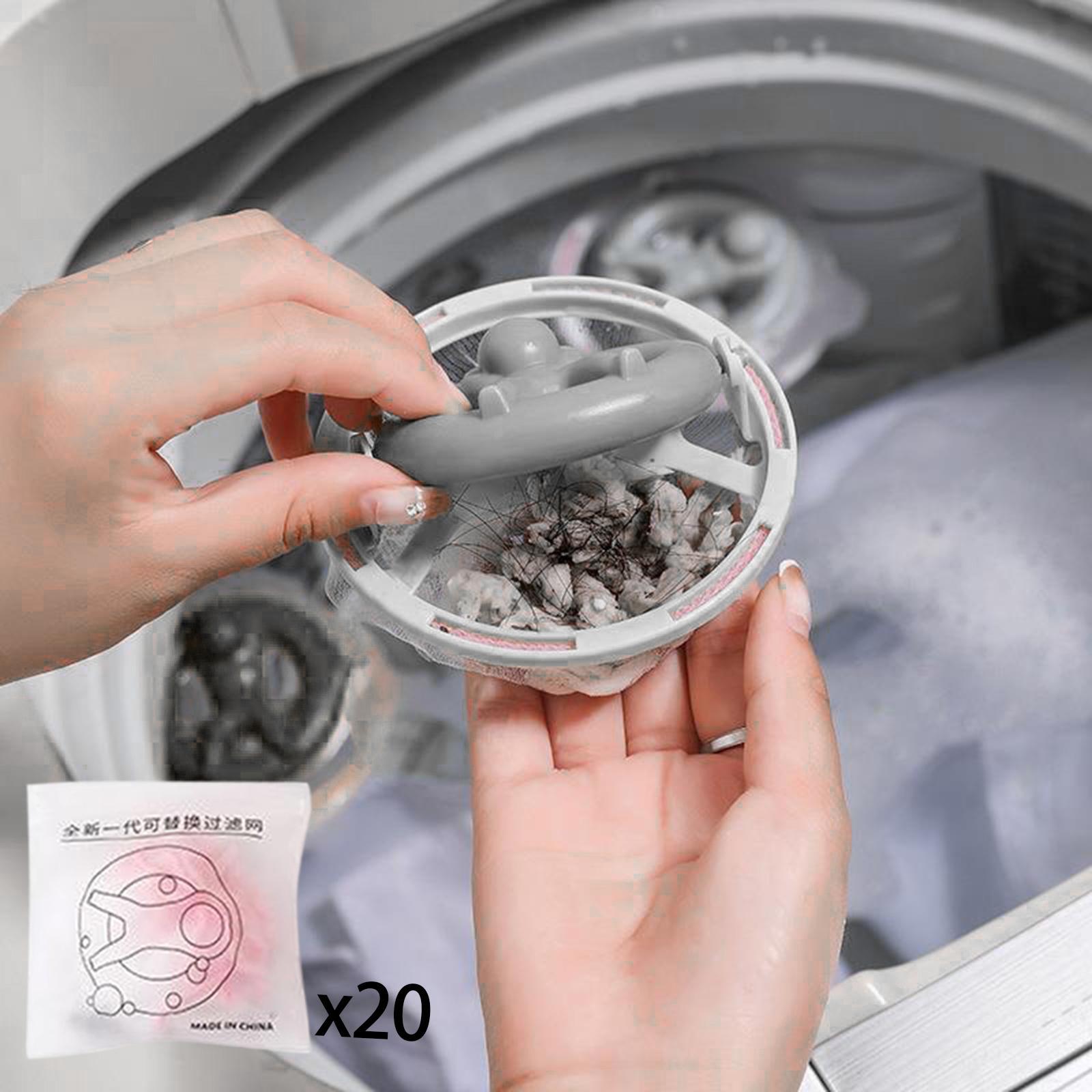Washing Machine Filter Bag Portable Lints Catcher for Clothes Jackets Blanket