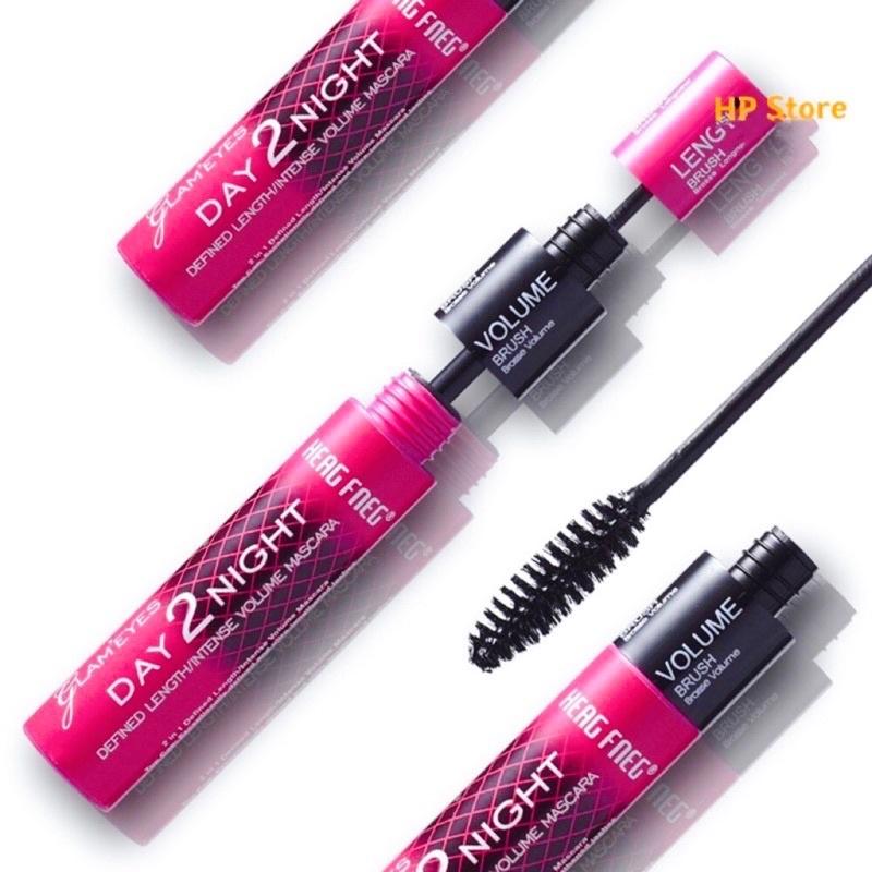 Mascara Heag Fneg Hồng Thẫm Uốn Dài Mi 2 Trong 1 Cao Cấp