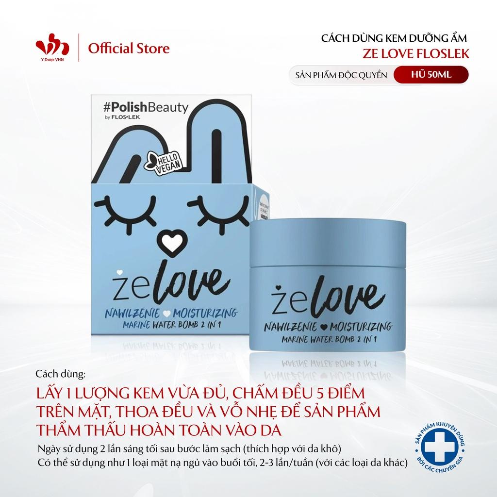 Kem Dưỡng Ẩm Ze Love FLOSLEK Giúp Dưỡng Ẩm Chuyên Sâu, Ngăn Ngừa Lão Hóa Da Hũ 50ml