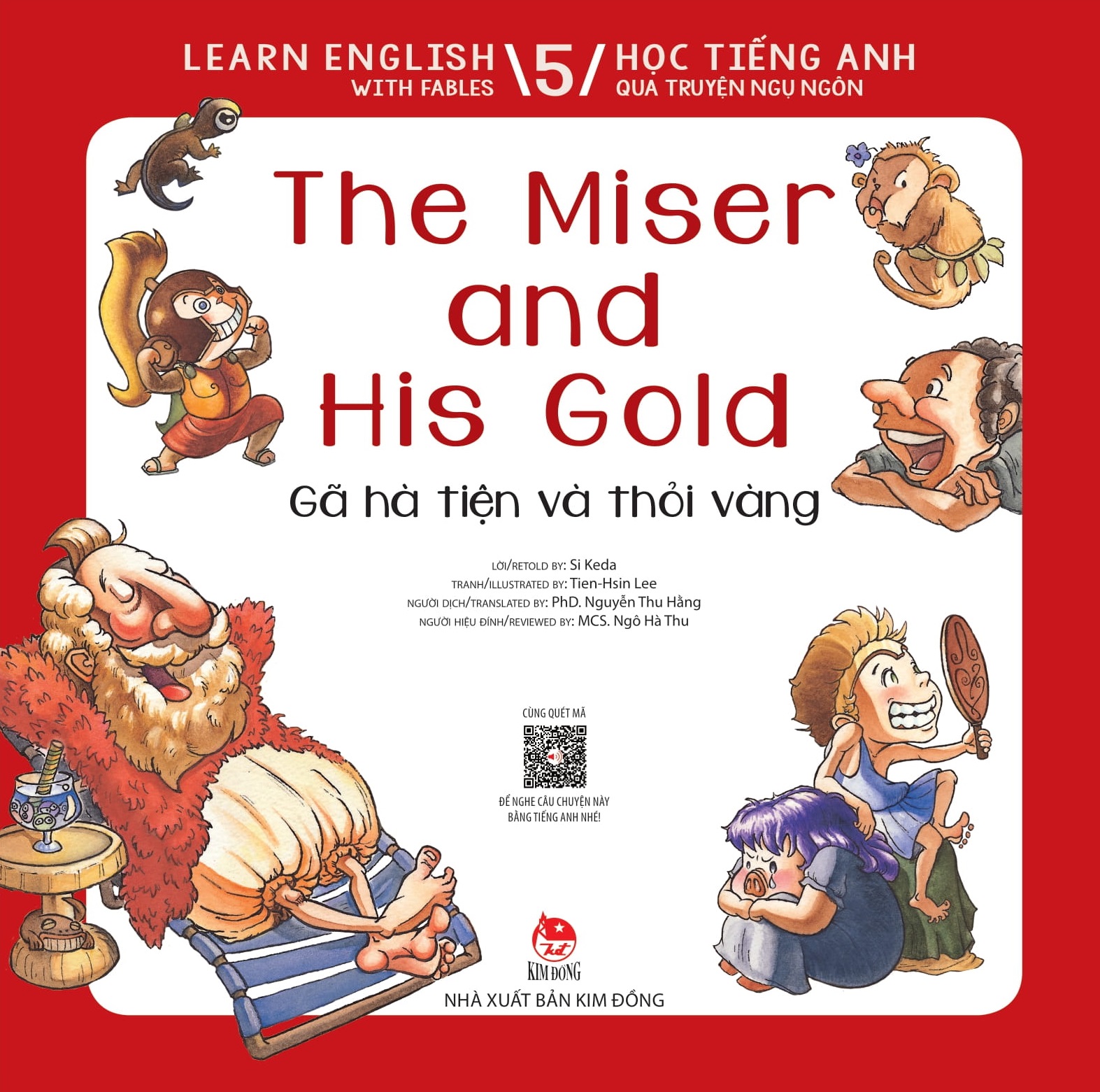 Learn English With Fables 5 - Học Tiếng Anh Qua Truyện Ngụ Ngôn - Tập 5 - The Miser And His Gold - Gã Hà Tiện Và Thỏi Vàng