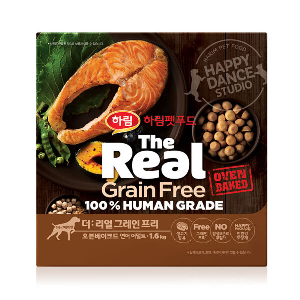 Thức ăn khô cho chó The Real Grain Free Oven – Baked Adult 1kg ( 200gx5)