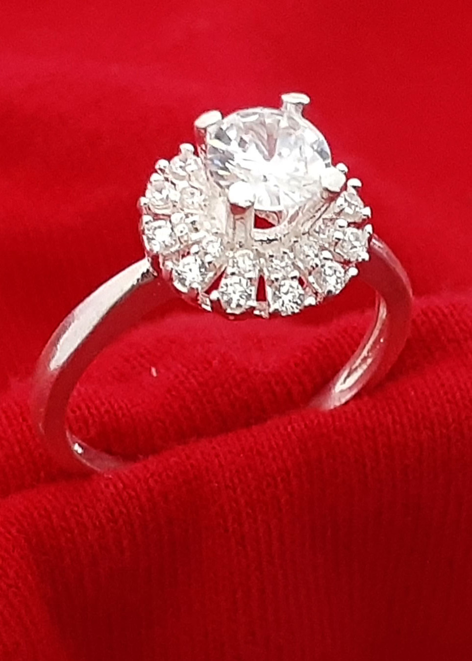 Nhẫn nữ Bạc Quang Thản, nhẫn bạc nữ ổ kết gắn đá kim cương nhân tạo 6ly chất liệu bạc thật không xi mạ có thể chỉnh size tay yêu cầu, phong cách trẻ trung thích hợp đeo tại các buổi dạ tiệc, sinh nhật, làm quà tặng – QTNU49