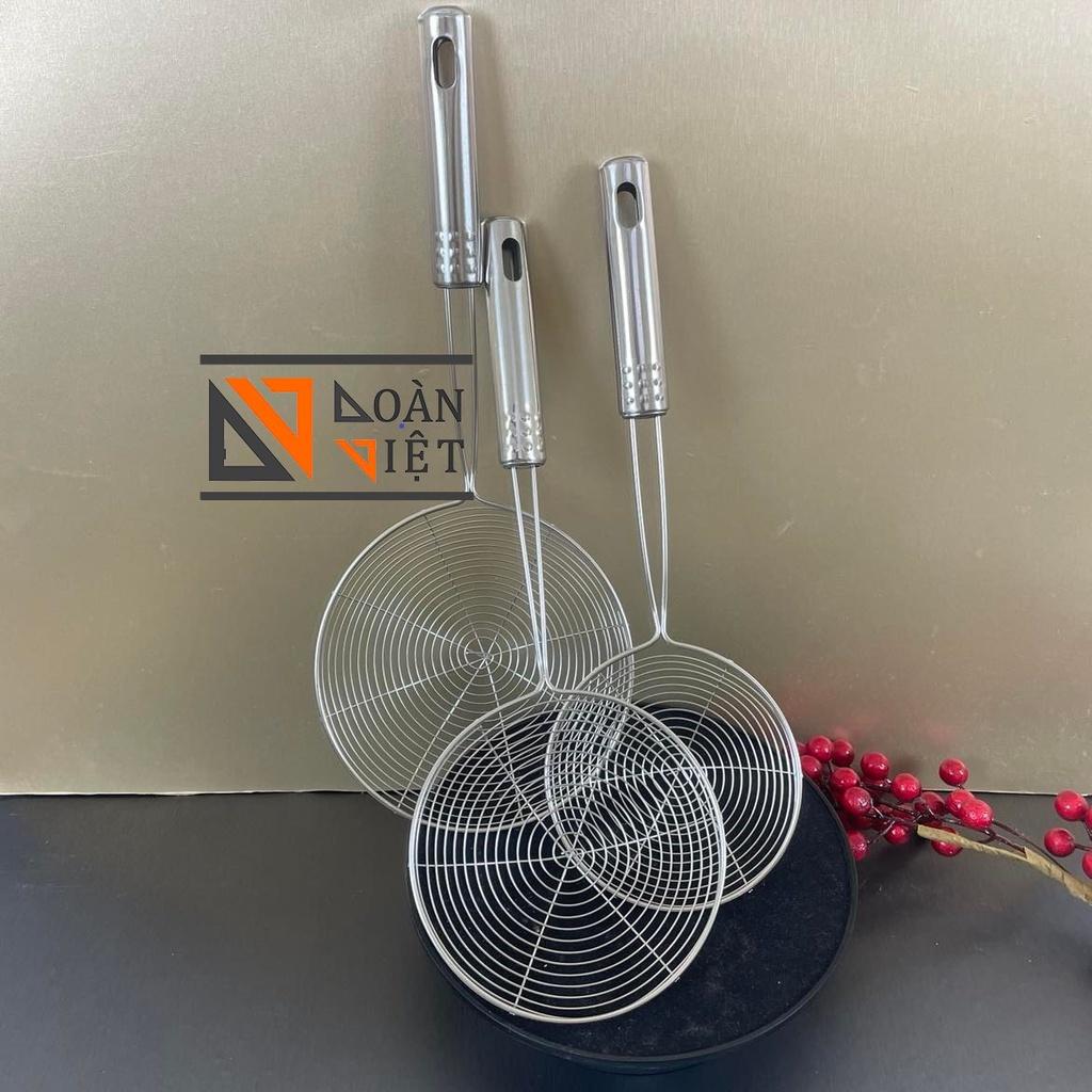 VỢT VỚT TRÂN CHÂU, VỚT XƯƠNG, VỢT CHIÊN inox chắc chắn.. Nhiều size. Dụng cụ làm bánh, nấu ăn