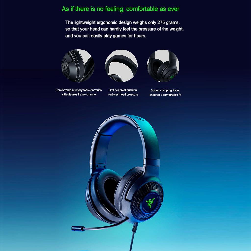 Universal USB   Stereo Headphones Headset Microphone Over Ear for Laptop