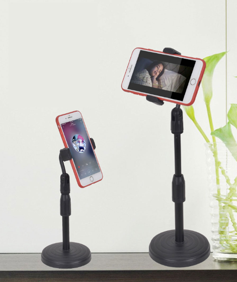 Giá Đỡ Điện Thoại Để Bàn Cho bé học Online, Kiêm Kẹp Điện Thoại Livestream Xem Video Xoay 360 Độ L8