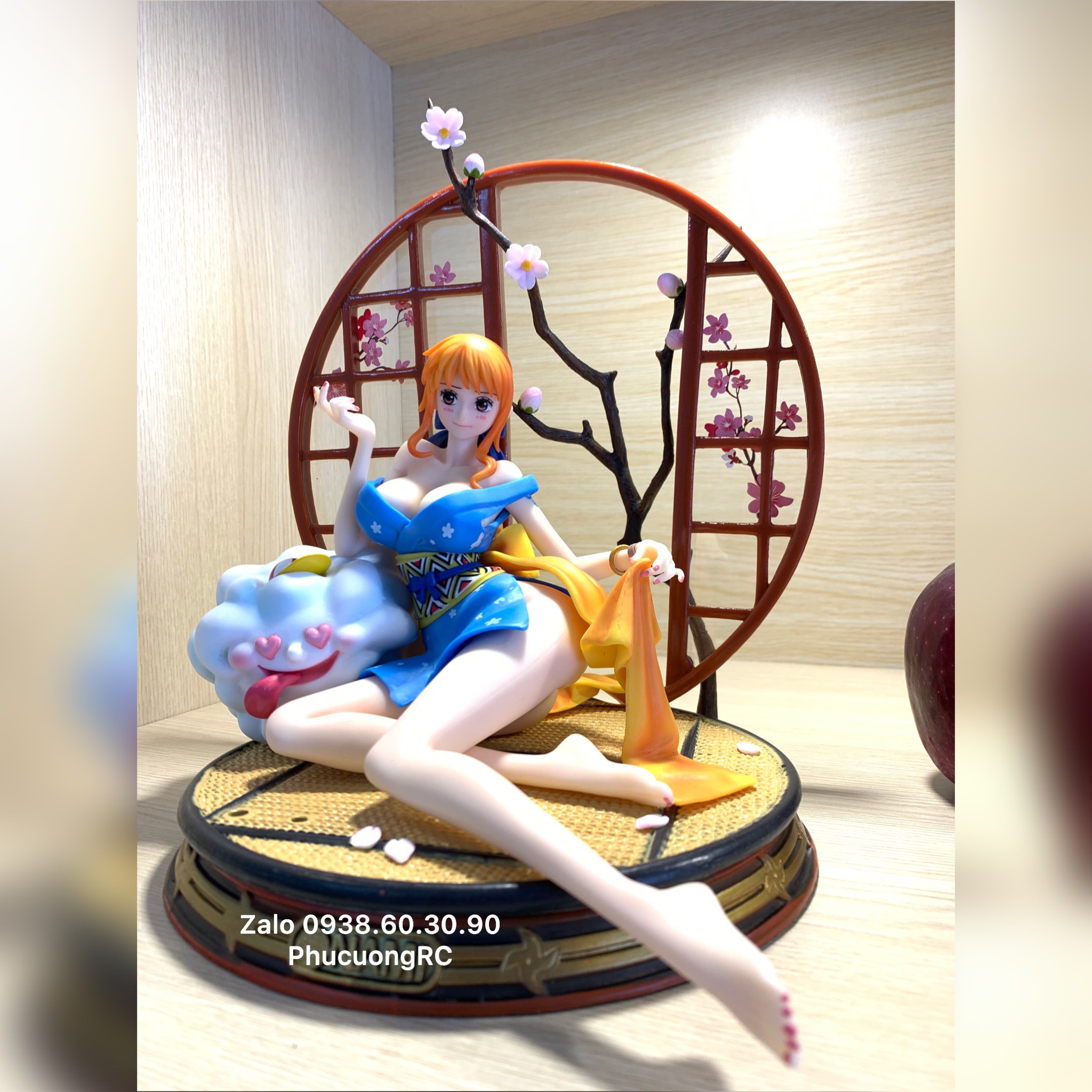 Mô Hình Nhân Vật Nami và Zeus Wano 26cm - One Piece