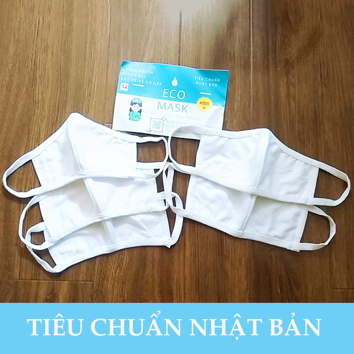 Khẩu trang vải Eco chống bụi mịn xử lý bằng công nghệ Nhật Bản bảo vệ đường hô hấp – M007