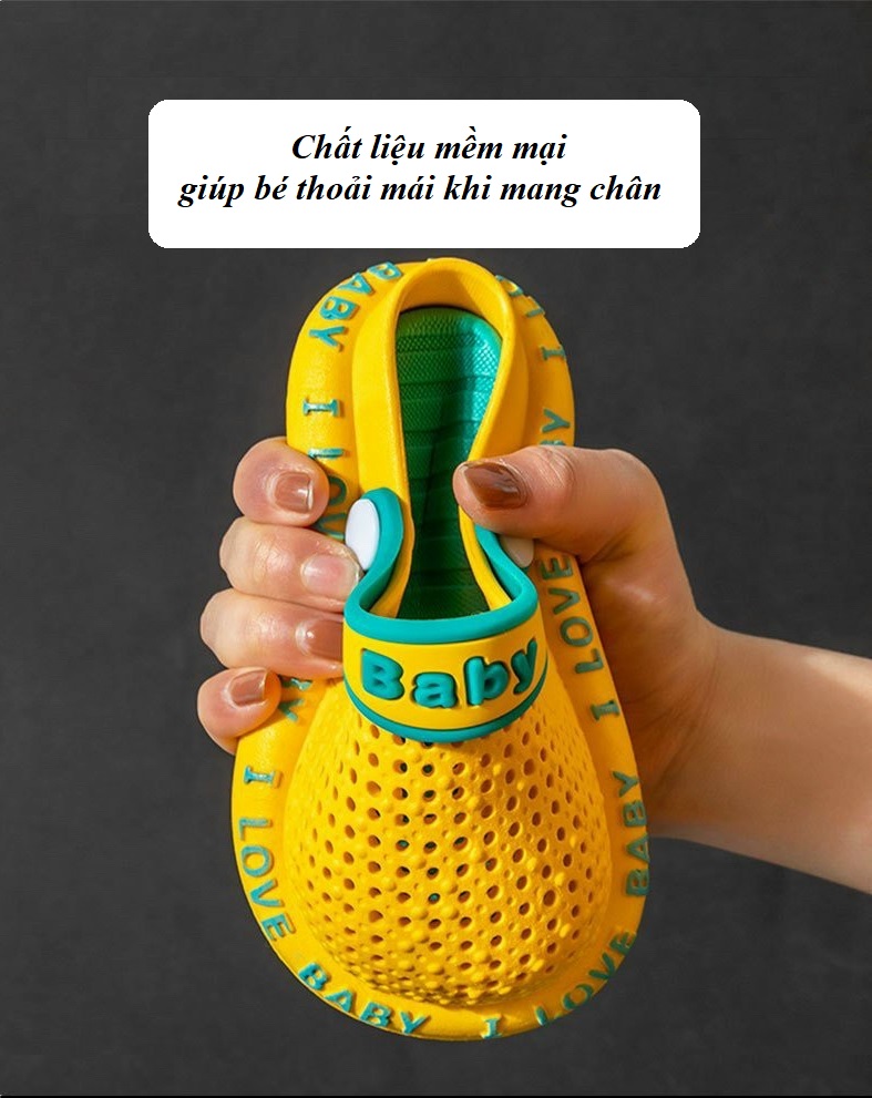 Dép sục cho bé gái trai MYD-888