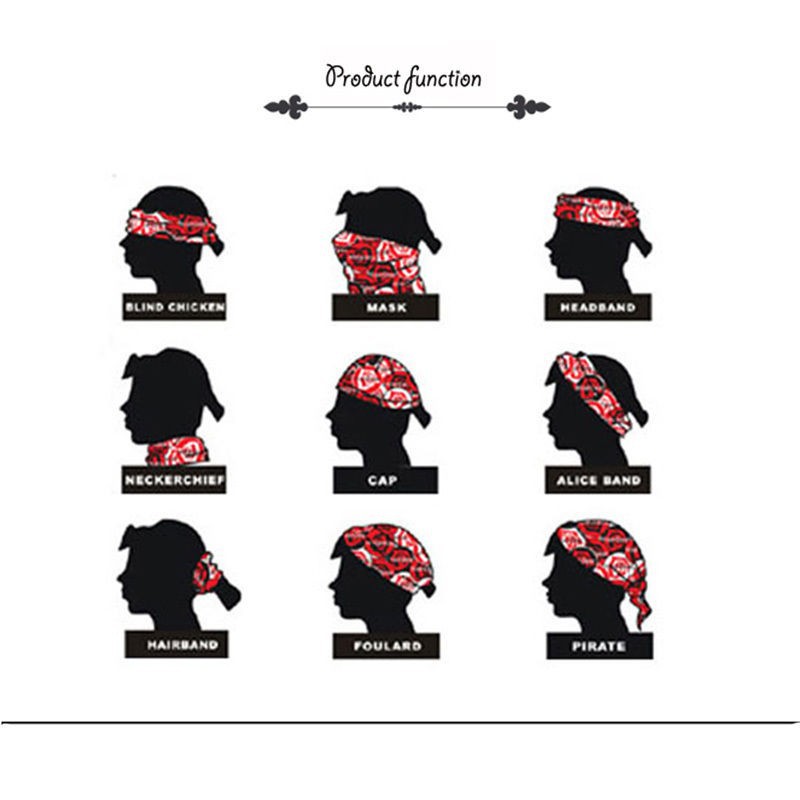 Khăn hiphop bandana họa tiết cổ điển