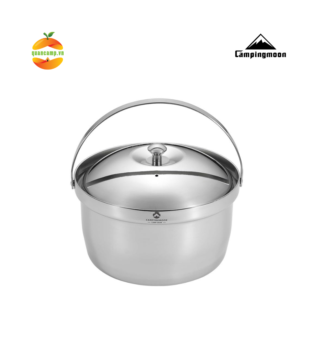 Nồi nấu súp thép không gỉ 3 lớp Campingmoon CC-21 (3 lít)