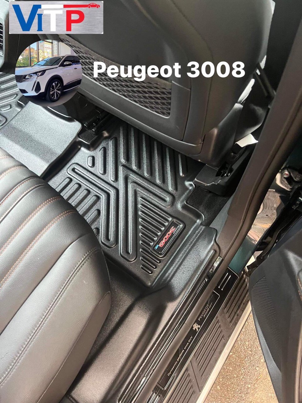 Thảm sàn nhựa đúc khuôn ViTP Peugeot 3008