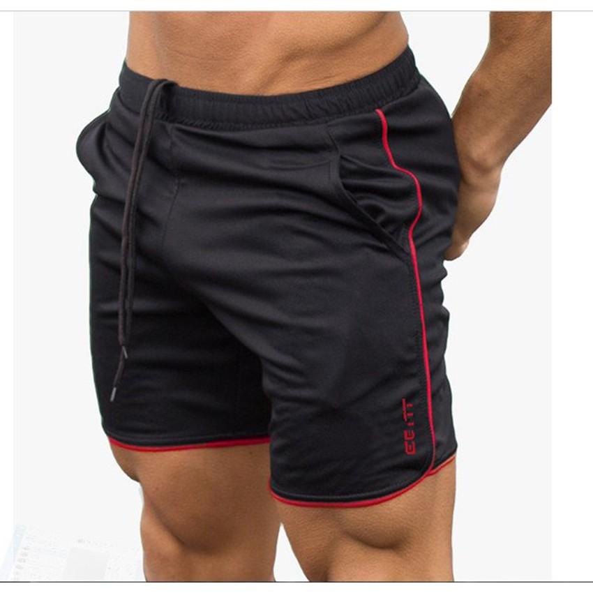Quần Đùi Thun lạnh Thể Thao Nam Quần Đùi Tập Gym Nam Chất liệu vải co giãn 4 chiều QSGM001