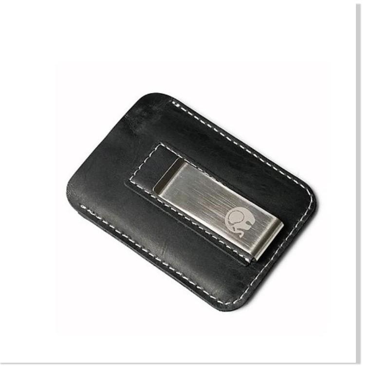 Money Clip Leather - Ví Kẹp Tiền Da Thật (Đen | Nâu)