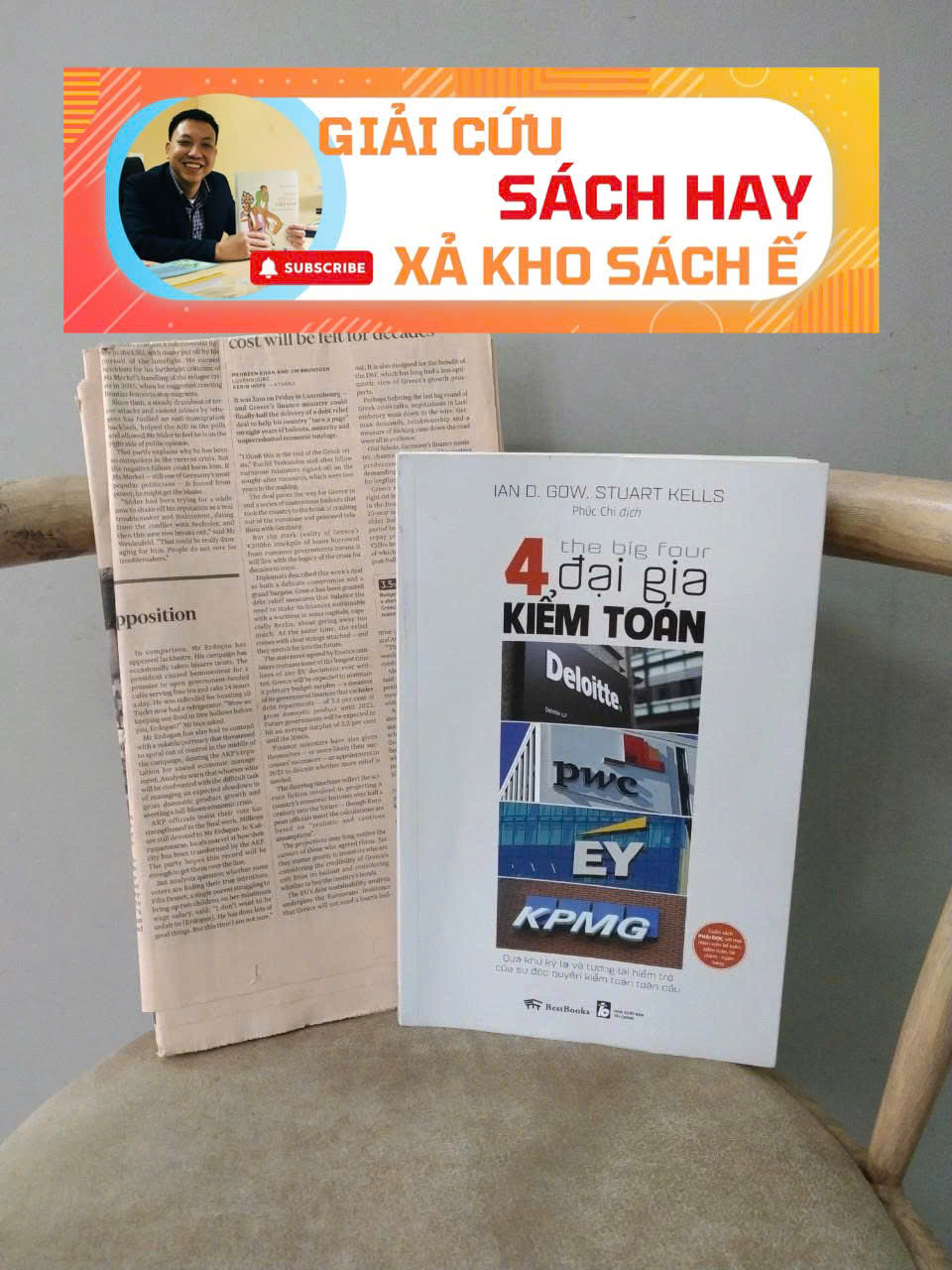 [Giải cứu sách hay, xả kho chống ế 60%] THE BIG FOUR – 4 ĐẠI GIA KIỂM TOÁN: DELOITTE, PwC, EY, KPMG - Ian D. Gow, Stuart Kells - BestBooks