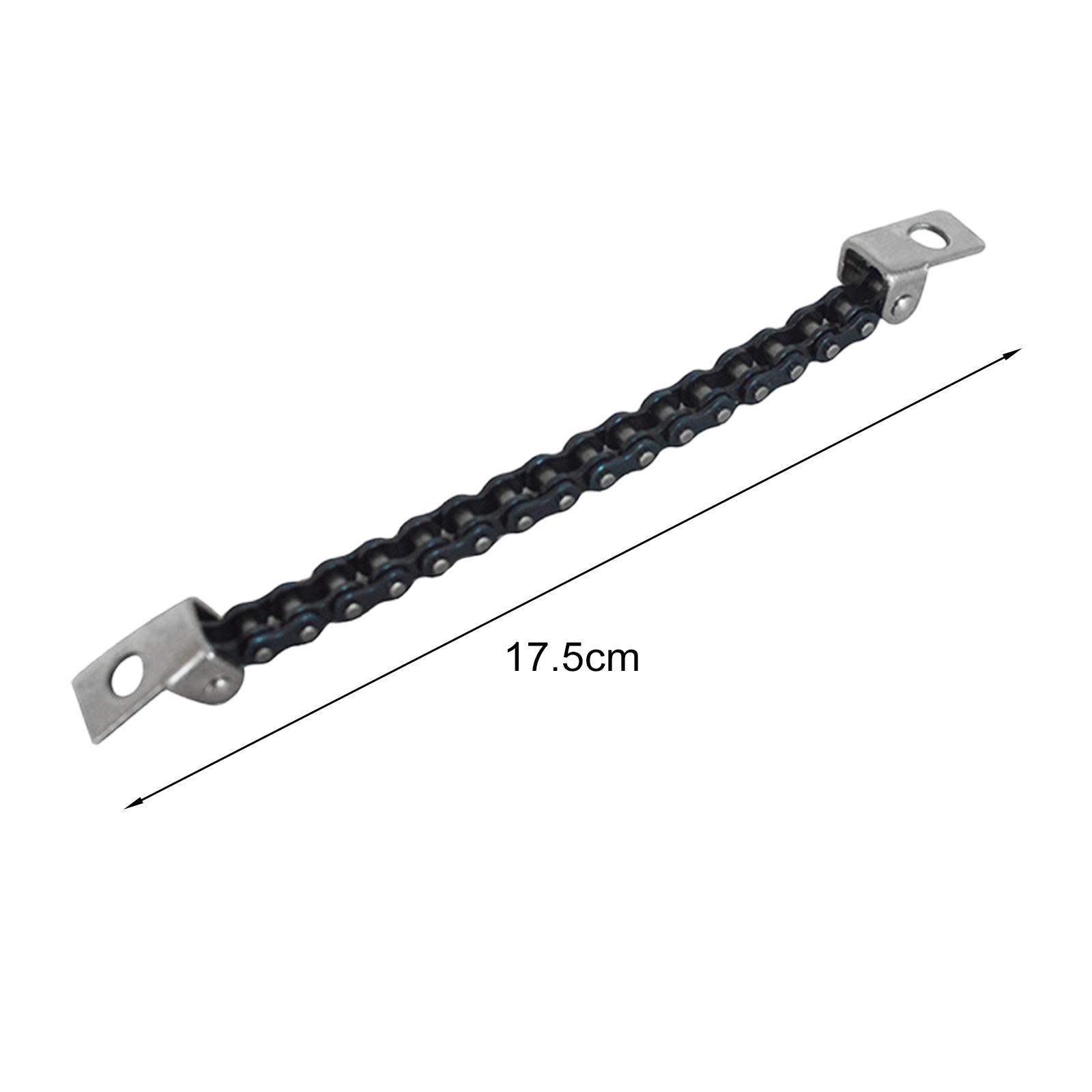 Bass Drum Pedal Chain Metal Foot Pedal Chain Hardware Durable Performace Stable Replacement 17.5cm