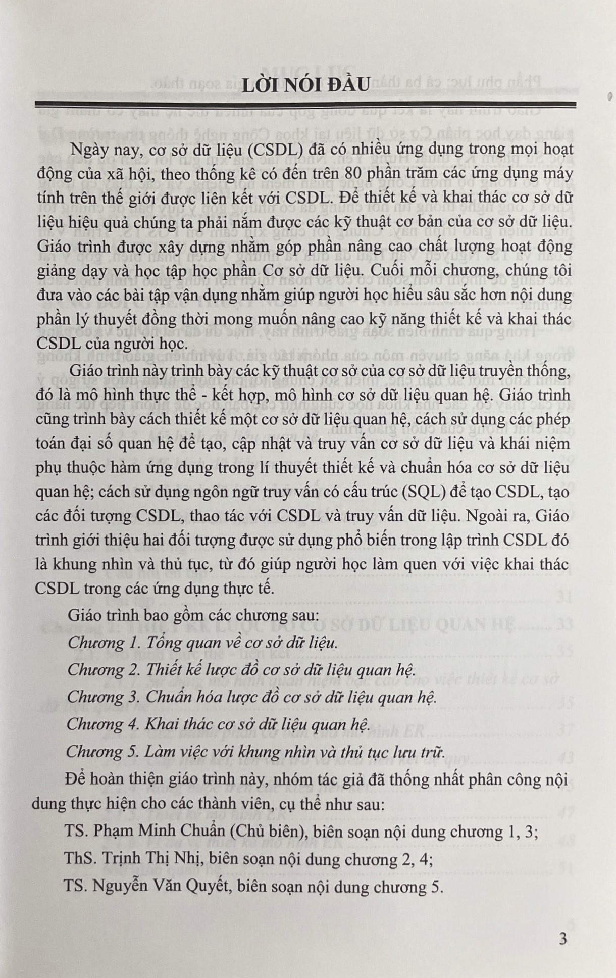 Giáo Trình Cơ Sở Dữ Liệu Quan Hệ Lí Thuyết và Áp Dụng