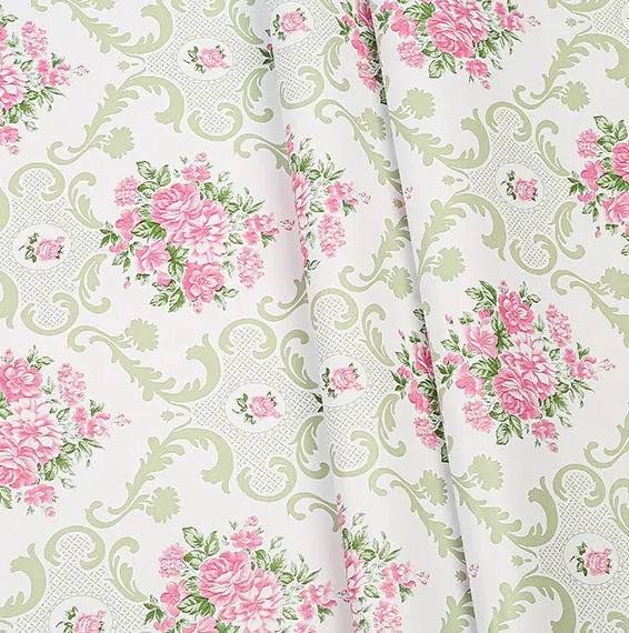 Combo 10 mét giấy dán tường, decal dán tường trang trí nhà cửa ĐÓA HOA CHÂU ÂU khổ 45cm