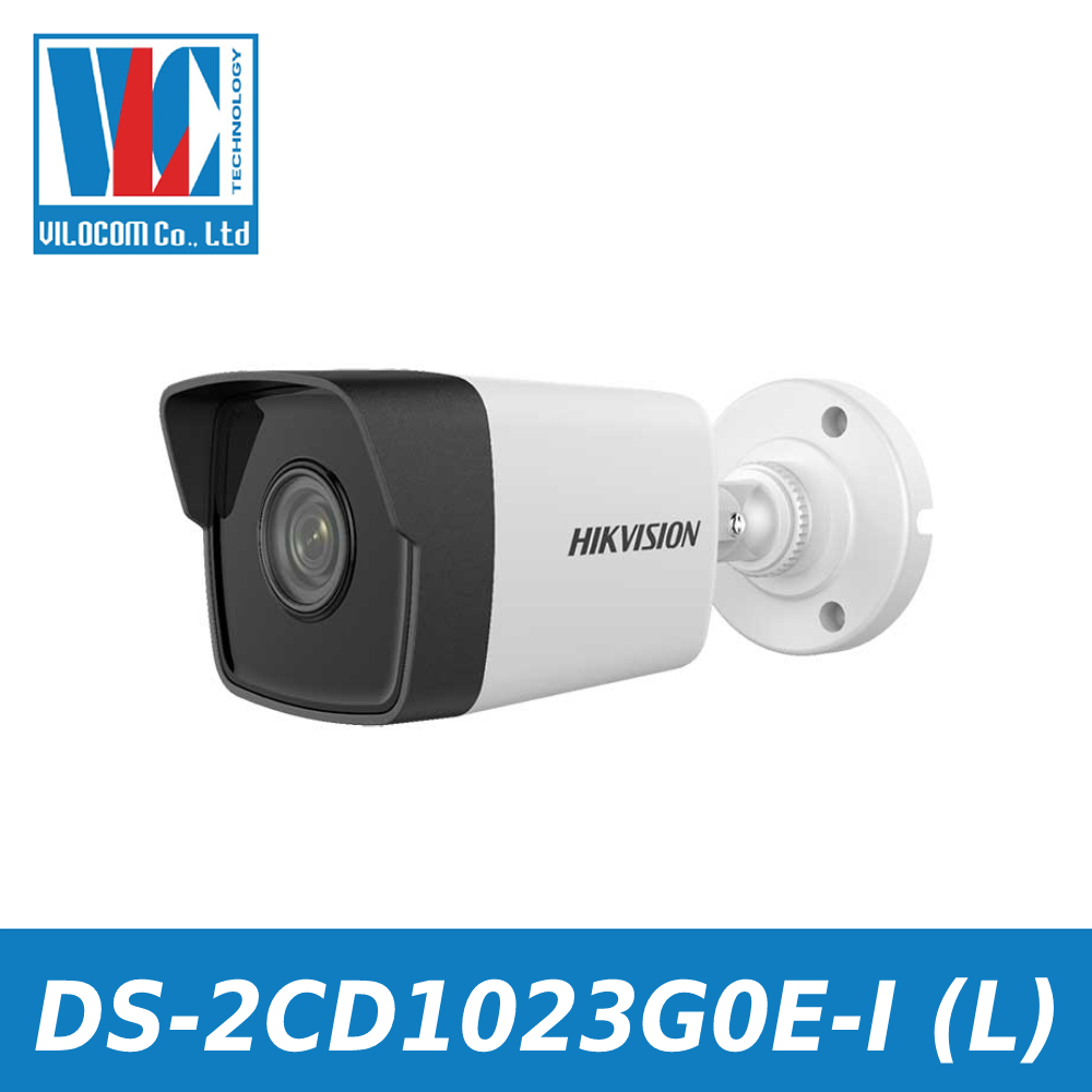 Camera IP hồng ngoại 2.0 Megapixel HIKVISION DS-2CD1023G0E-I - Hàng Chính Hãng
