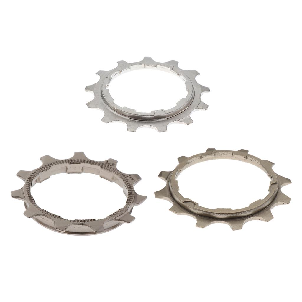 3Pcs Mountain Bicycle Freewheel 9 Speed Sprocket Part Chainring Cassette